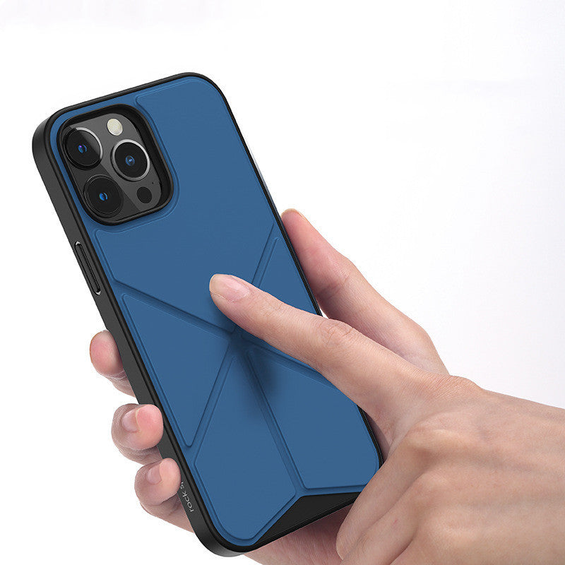 For 13 Series Element Stand Case - Balochistan LLC  Product information: Style: back cover Material: tpu Style: simple Popular elements: solid color Process: Injection Color: black, blue Remarks: Non-Apple brand products, compatible with IPhone models Packing list： Phone Case *1