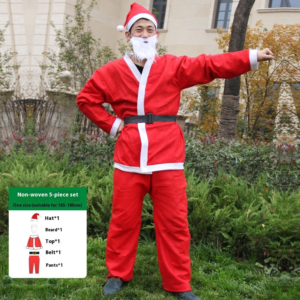 Santa Claus Costume Dress Up COS Performing Costumes