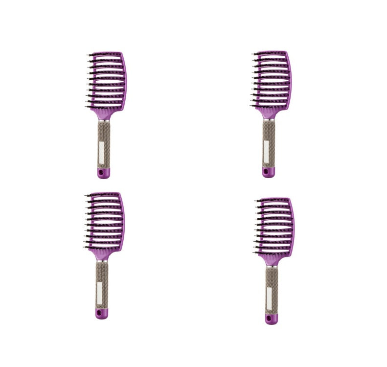 Hairbrush Anti Klit Brushy Haarborstel Women Detangler Hair Brush Bristle Nylon Scalp Massage  Teaser Hair Brush Comb - Balochistan LLC 