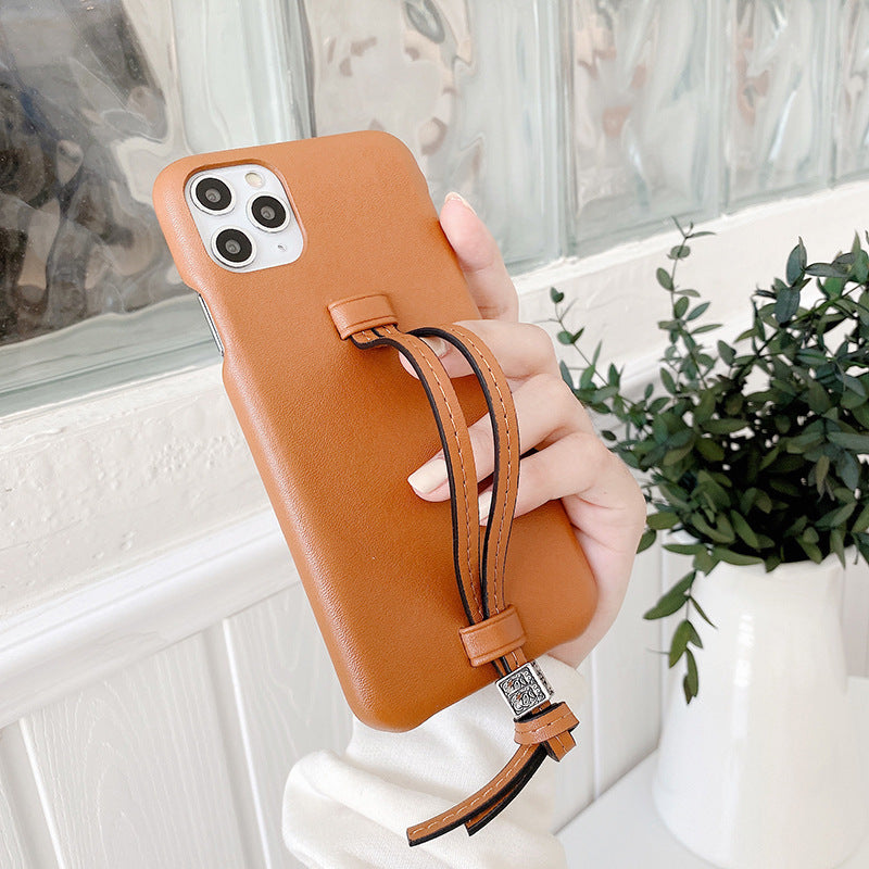 Three Bread Leather Wrist Strap Phone Case - Balochistan LLC 